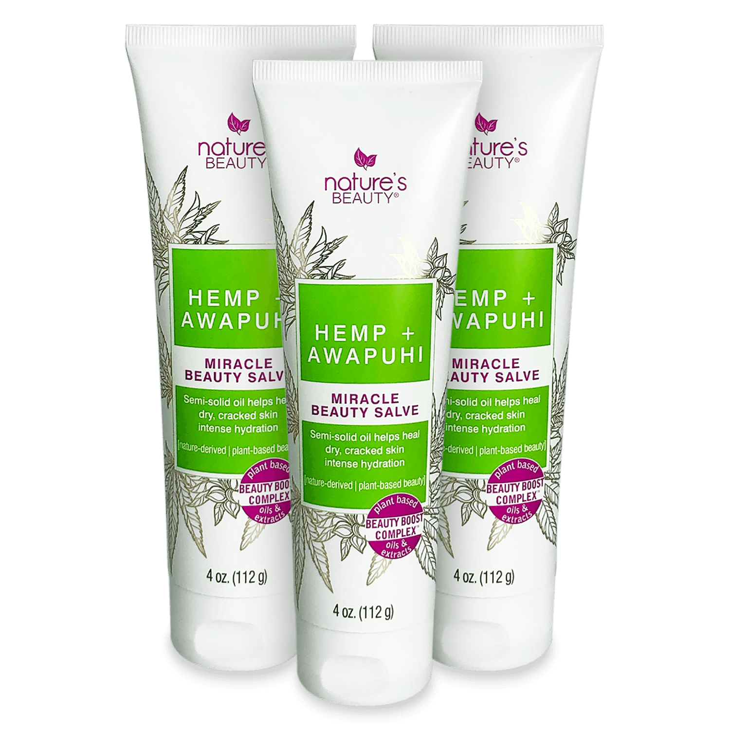 Hemp + Awapuhi Miracle Beauty Salve Nature's Beauty Body Care Buy 2 Get 1 Free 