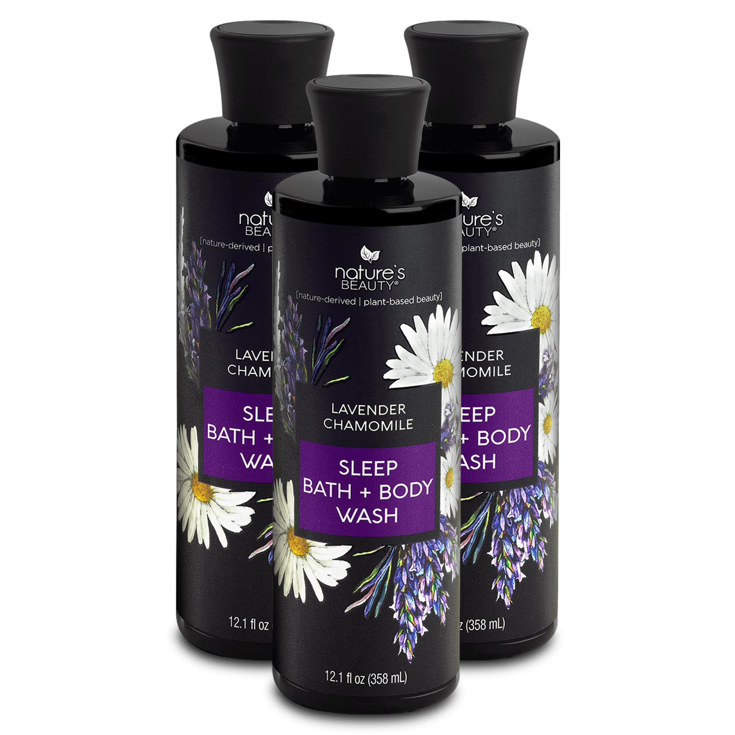 Lavender Chamomile Sleep Bath + Body Wash Nature's Beauty Body Care Buy 2 Get 1 Free 