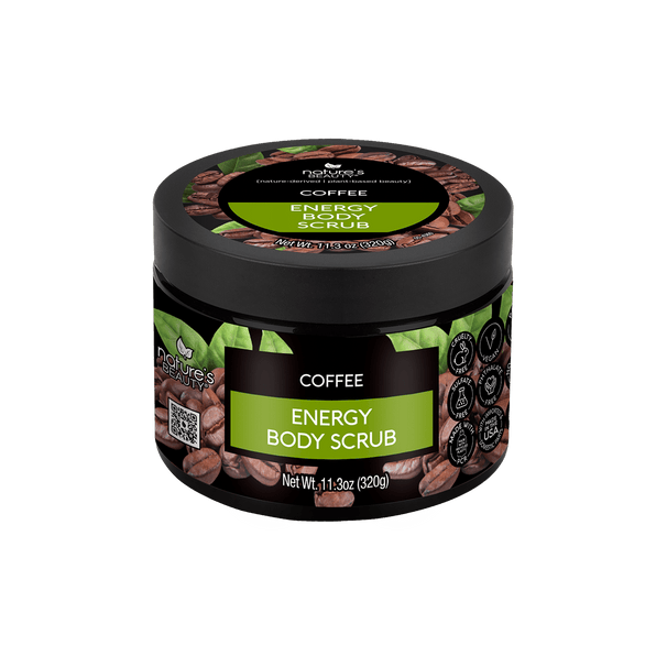 Cinnamon Coffee Energy Body Scrub Nature's Beauty Body Care 