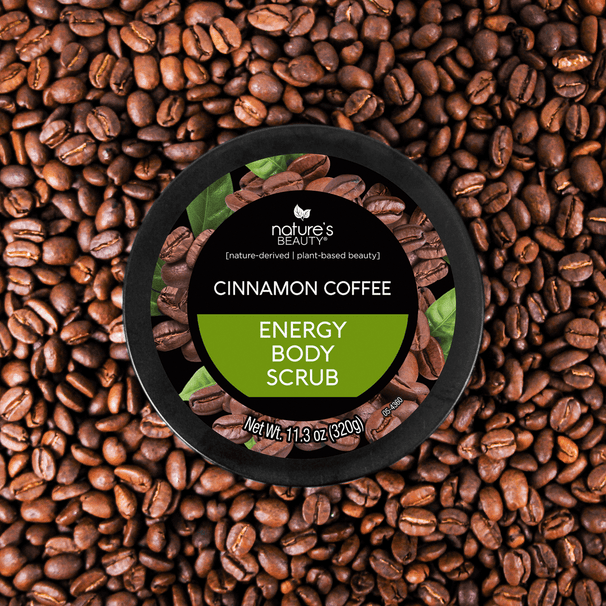 Cinnamon Coffee Energy Body Scrub Nature's Beauty Body Care 