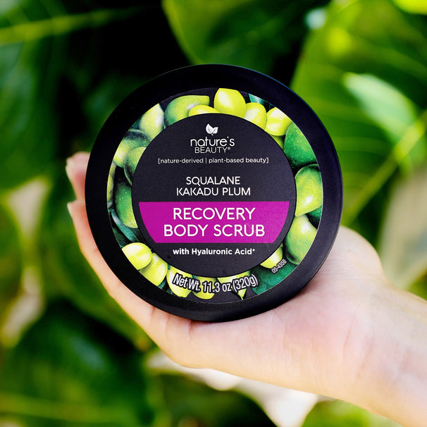 Squalane Kakadu Plum Recovery Sugar Scrub Nature's Beauty Body Care 