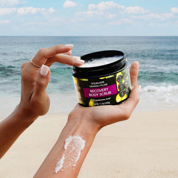 Squalane Kakadu Plum Recovery Sugar Scrub Nature's Beauty Body Care 