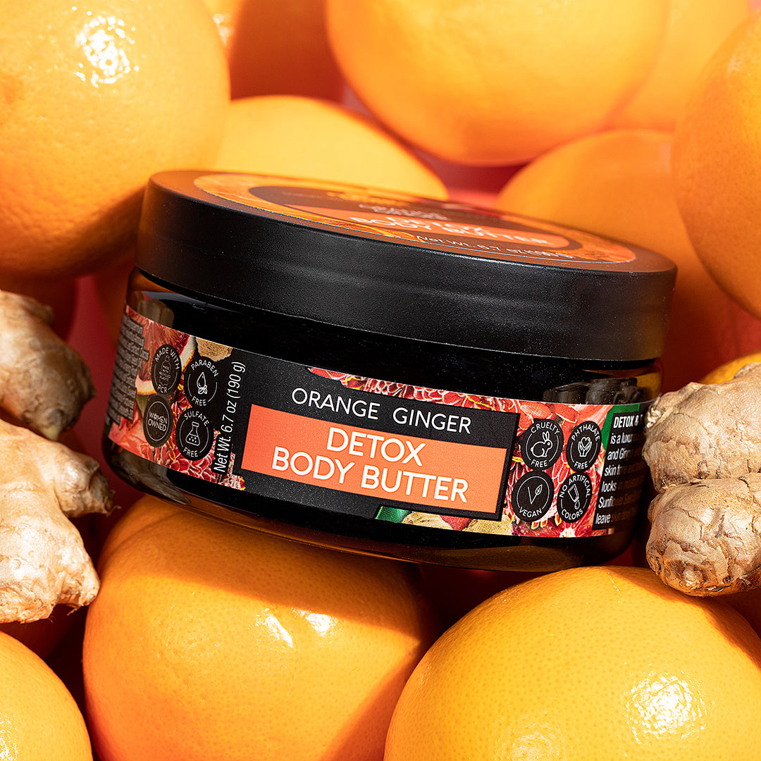 Orange Ginger Detox Body Butter Nature's Beauty Body Care 