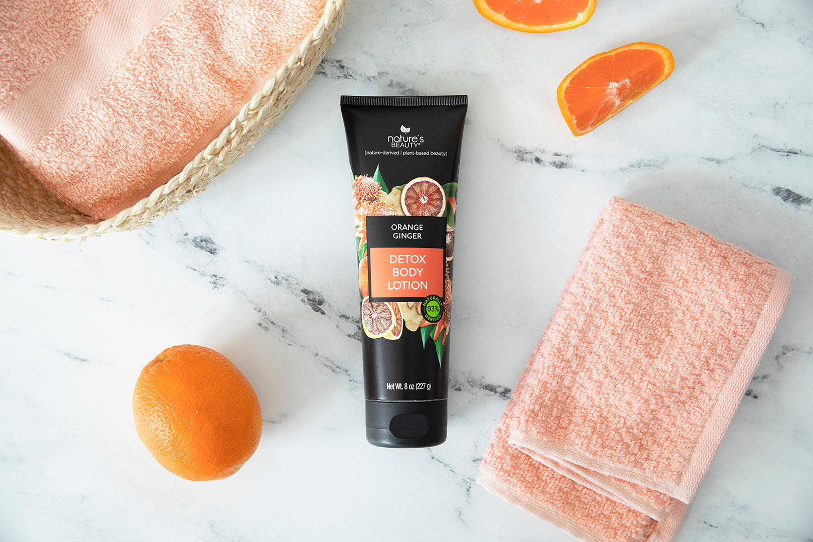 Orange Ginger Detox Body Lotion Nature's Beauty Body Care 