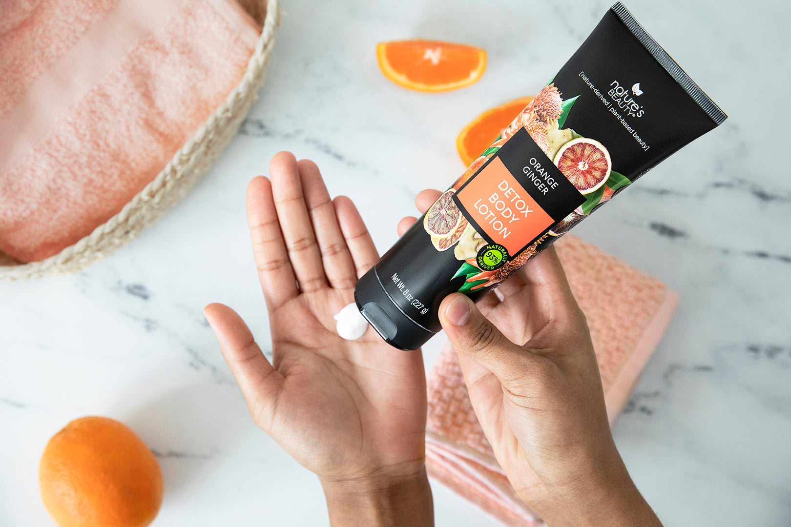 Orange Ginger Detox Body Lotion Nature's Beauty Body Care 