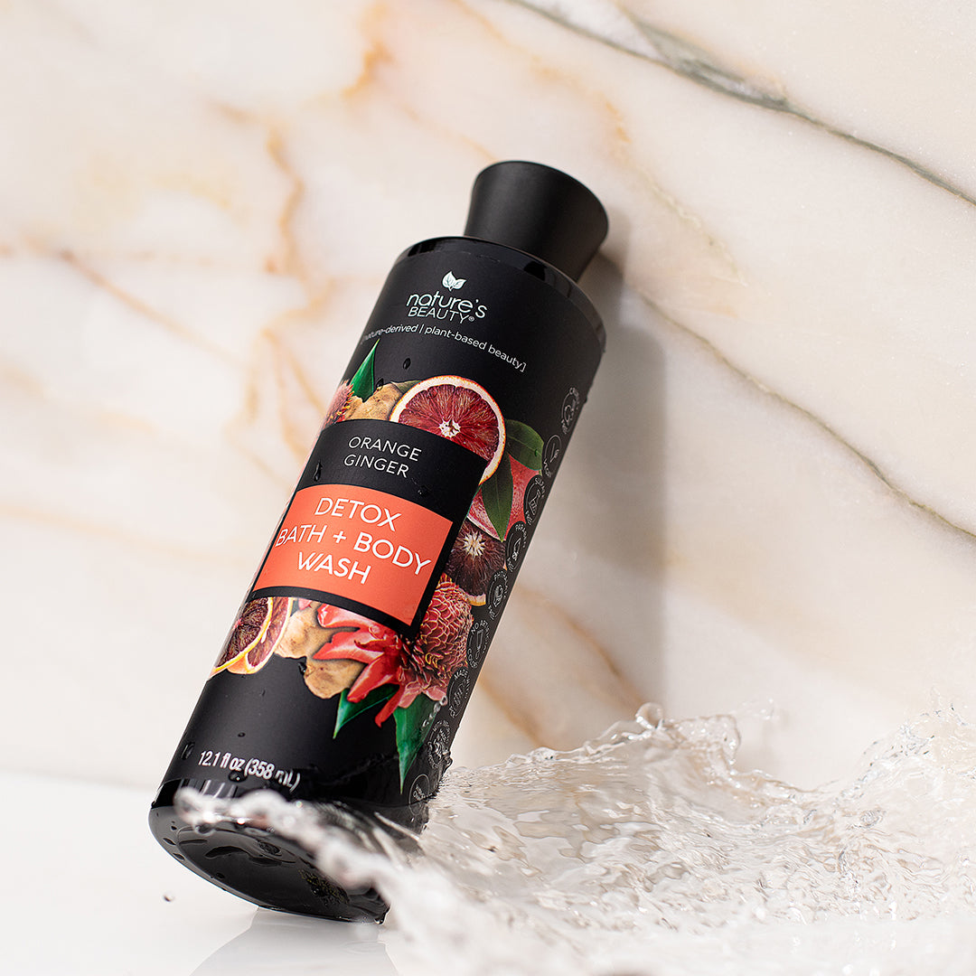 Orange Ginger Detox Bath + Body Wash Nature's Beauty Body Care 