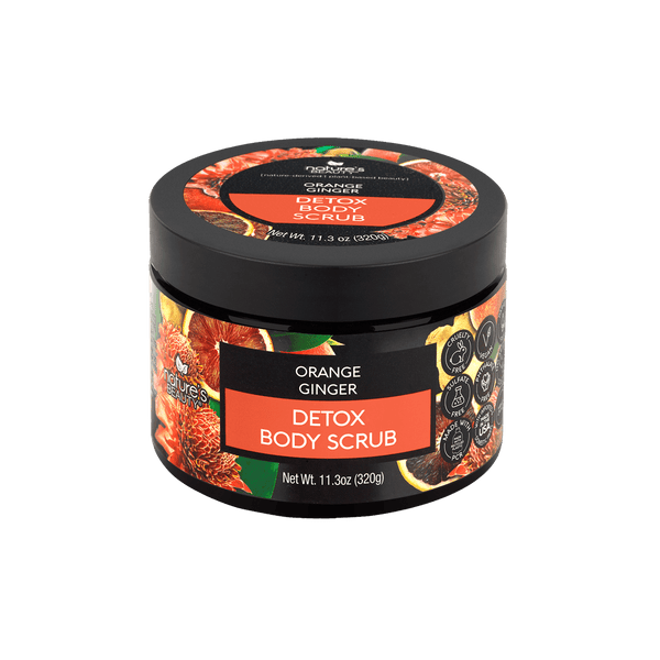 Orange Ginger Detox Body Scrub Nature's Beauty Body Care 