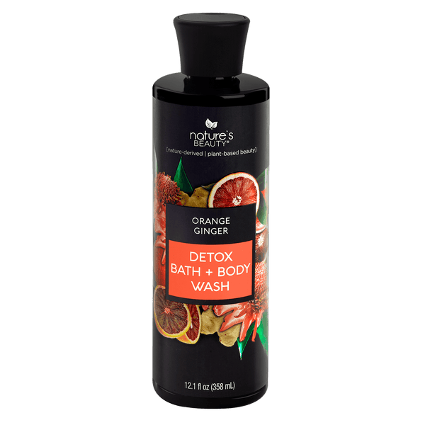 Orange Ginger Detox Bath + Body Wash Nature's Beauty Body Care Single 