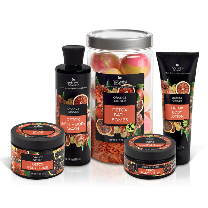 Orange Ginger Detox Solution Set Nature's Beauty Body Care Single 