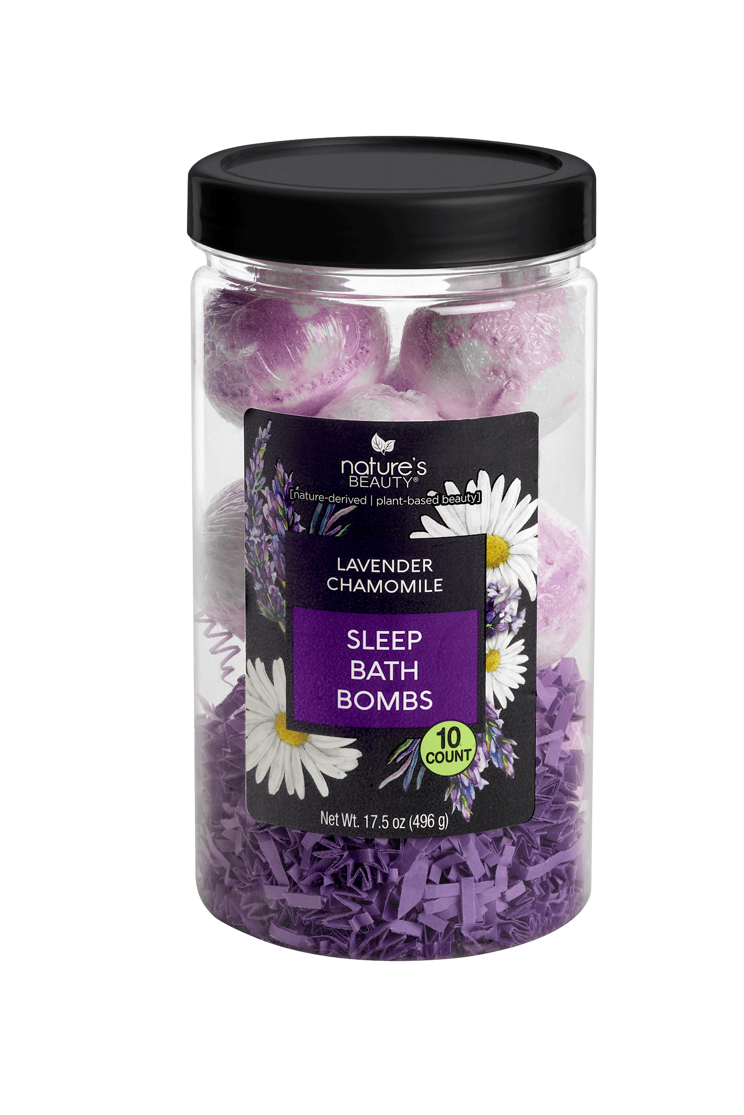 Lavender Chamomile Sleep Bath Bomb Gift Set Nature's Beauty Body Care Single 