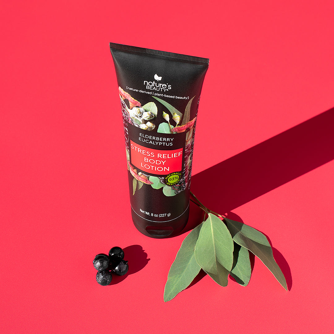 Elderberry Eucalyptus Stress Relief Body Lotion Nature's Beauty Body Care 