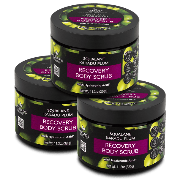 Squalane Kakadu Plum Recovery Sugar Scrub Nature's Beauty Body Care 