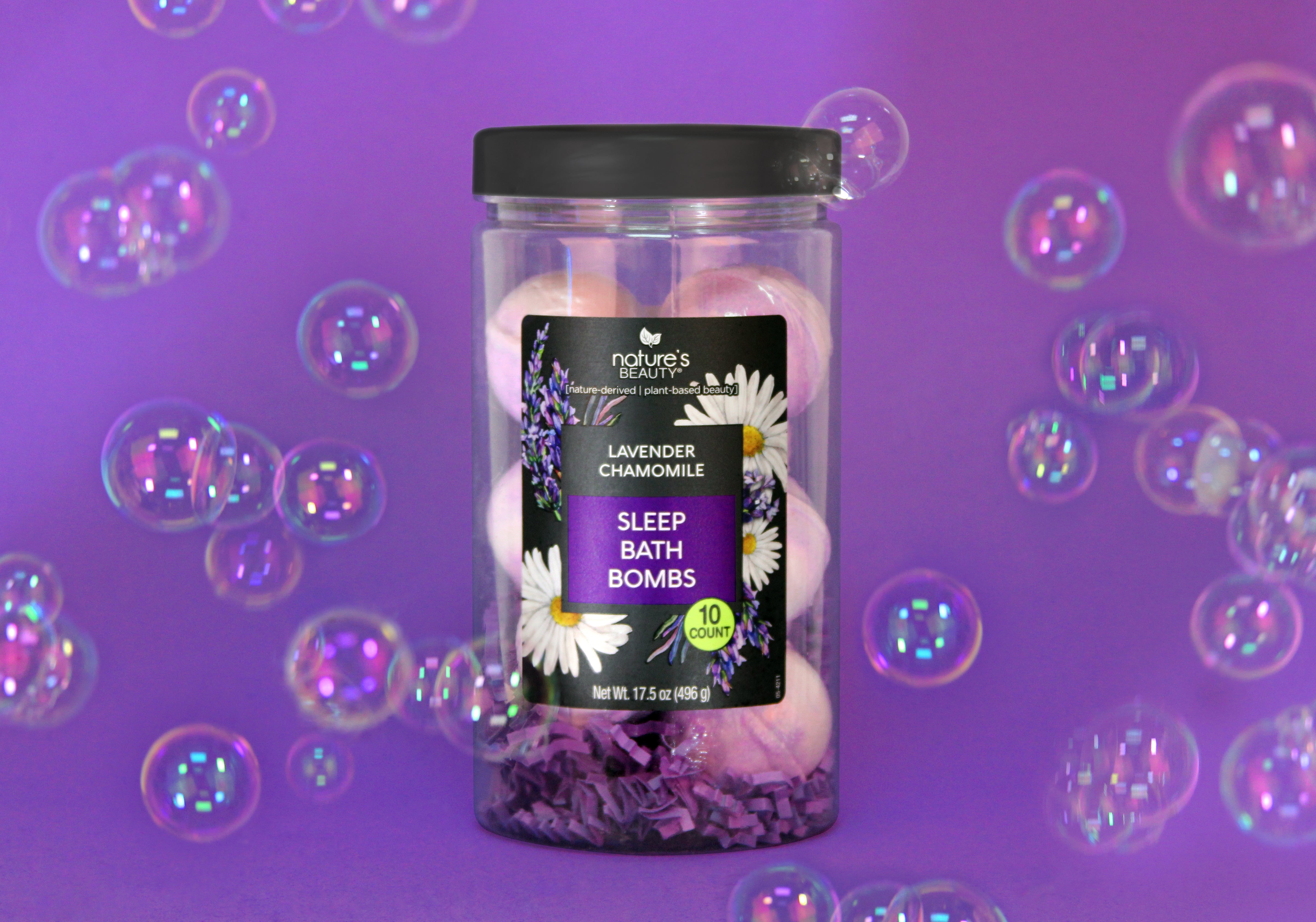 Lavender Chamomile Sleep Bath Bomb Gift Set Nature's Beauty Body Care 