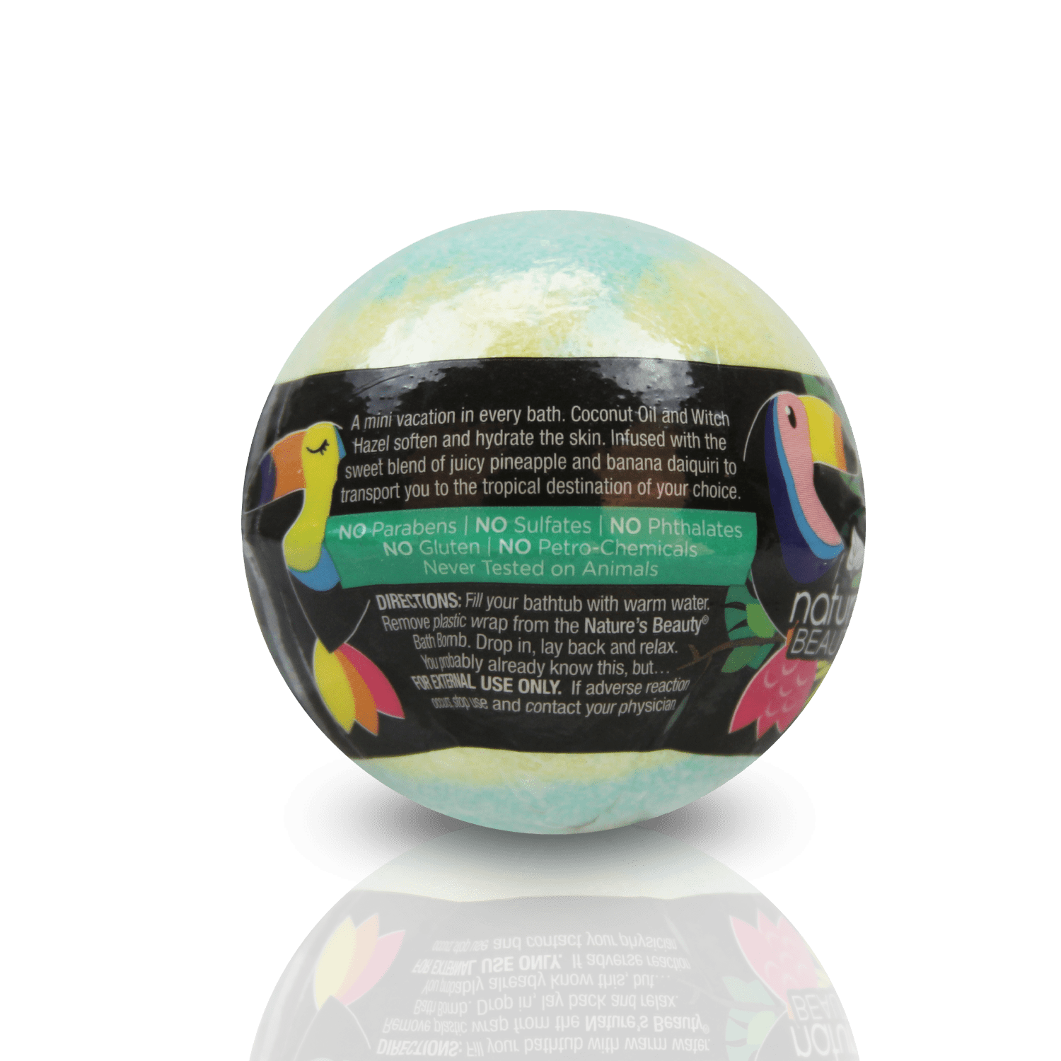 Tropical Escape <p>Bath Bomb Nature's Beauty Body Care 