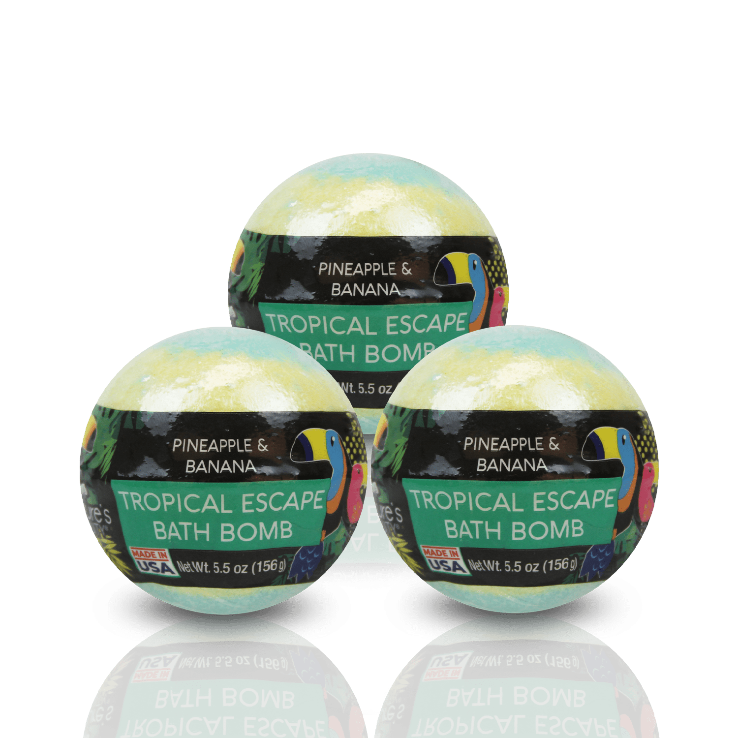 Tropical Escape Bath Bomb Nature s Beauty Body Care